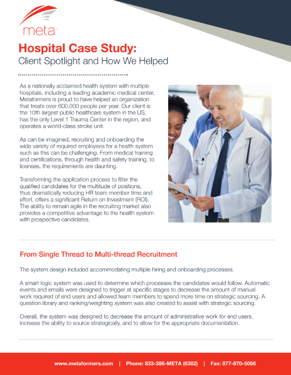 Health Care System Brochure